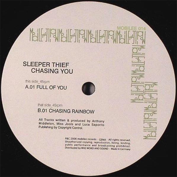 Sleeper Thief - Chasing You | Mobilee (MOBILEE 014) - main