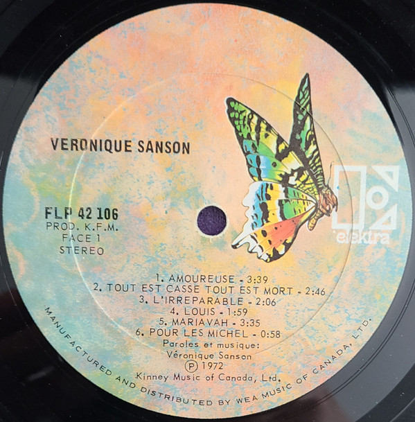 Veronique Sanson - Veronique Sanson | Elektra (FLP 42106) - 2