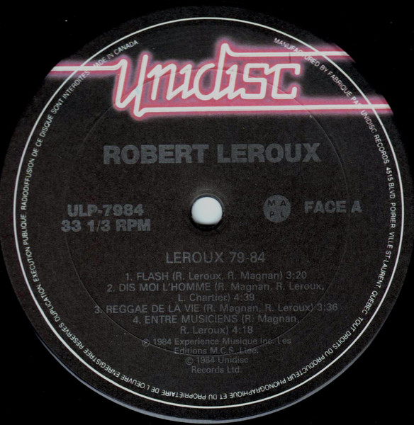 Robert Leroux - Leroux 79-84 | Unidisc (ULP-7984) - 3