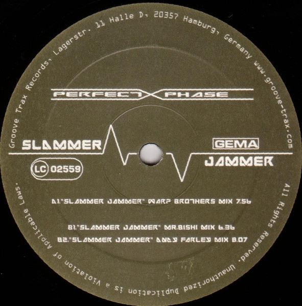 Perfect Phase - Slammer Jammer | Groove Trax Records (GT005) - main Perfect Phase - Slammer Jammer | Groove Trax Records (GT005) - main
