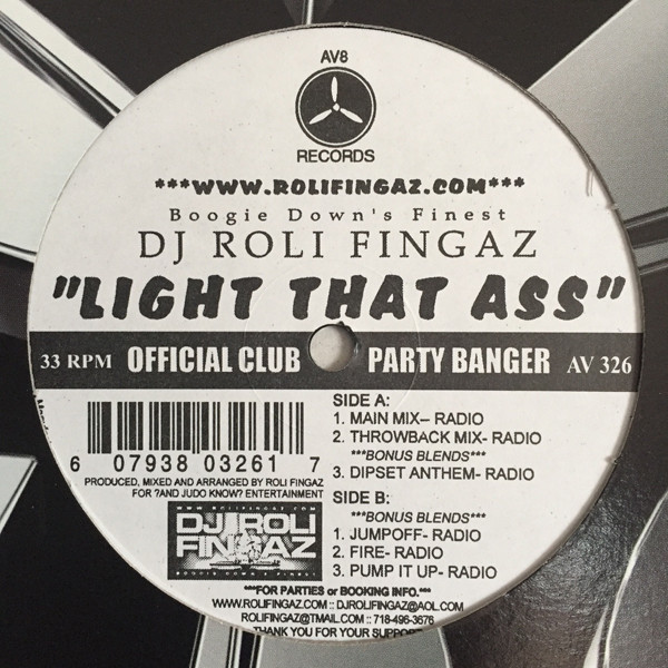 Various - Light That Ass | AV8 Records (AV 326) - 2 Various - Light That Ass | AV8 Records (AV 326) - 2