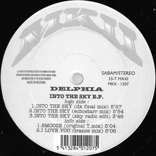 Delphia - Into The Sky E.P. | MKII (MKII - 1207) - main