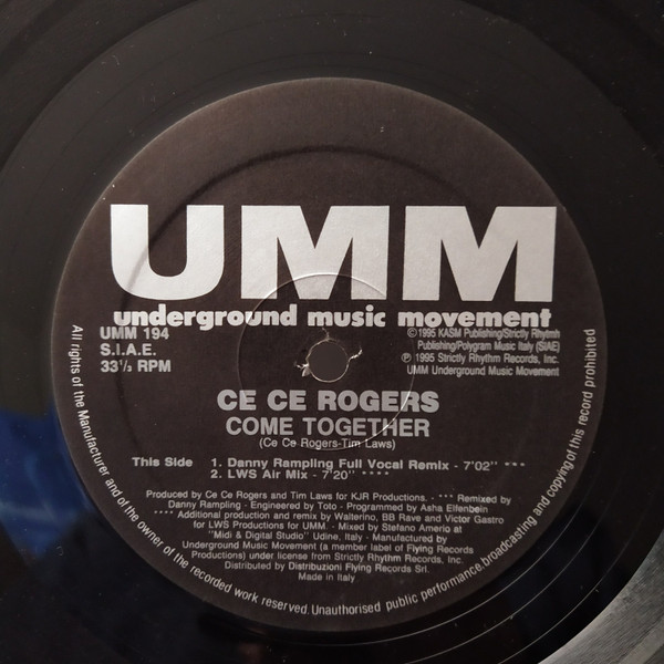 Ce Ce Rogers - Come Together | UMM (UMM 194) - 3 Ce Ce Rogers - Come Together | UMM (UMM 194) - 3
