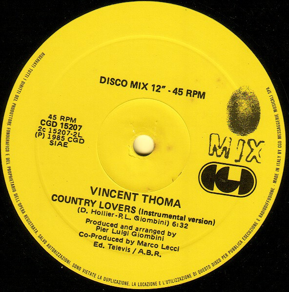Vincent Thoma - Country Lovers | CGD (CGD 15207) - 4