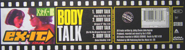 Ex-It - Body Talk | CDL - Cologne Dance Label (8 83073 6) - 3 Ex-It - Body Talk | CDL - Cologne Dance Label (8 83073 6) - 3