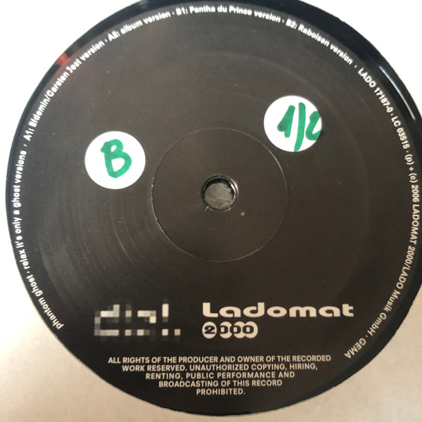 Phantom Ghost - Relax It's Only A Ghost Versions | Lado Musik (LADO 17187-0) - 3