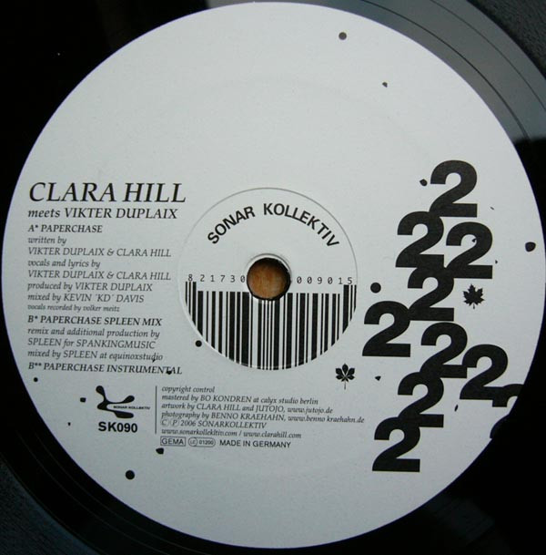 Clara Hill - Paperchase | Sonar Kollektiv (SK090)