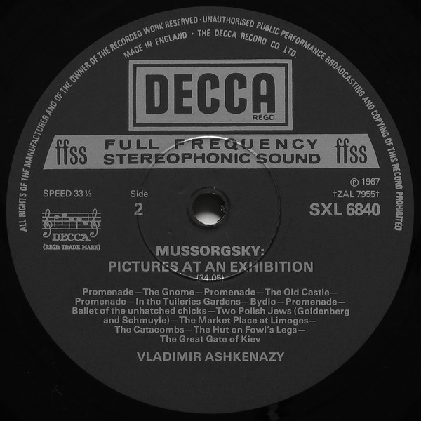Piano Concerto No.1 / Pictures At An Exhibition