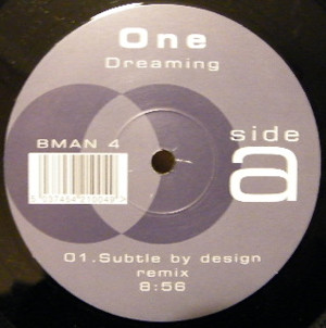 One - Dreaming | Boogieman Records (BMAN 4)