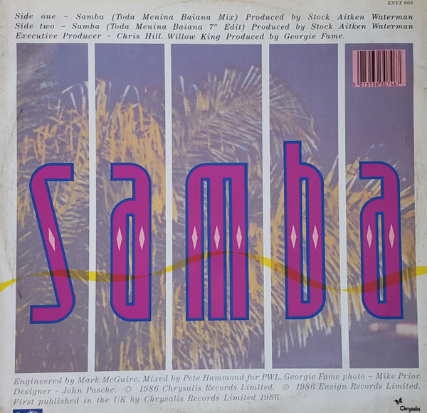 Georgie Fame - Samba | Ensign (ENYX 605) - 4 Georgie Fame - Samba | Ensign (ENYX 605) - 4