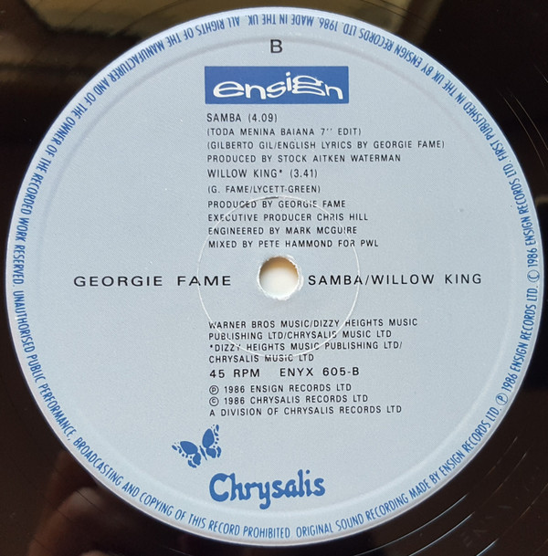 Georgie Fame - Samba | Ensign (ENYX 605) - 3 Georgie Fame - Samba | Ensign (ENYX 605) - 3