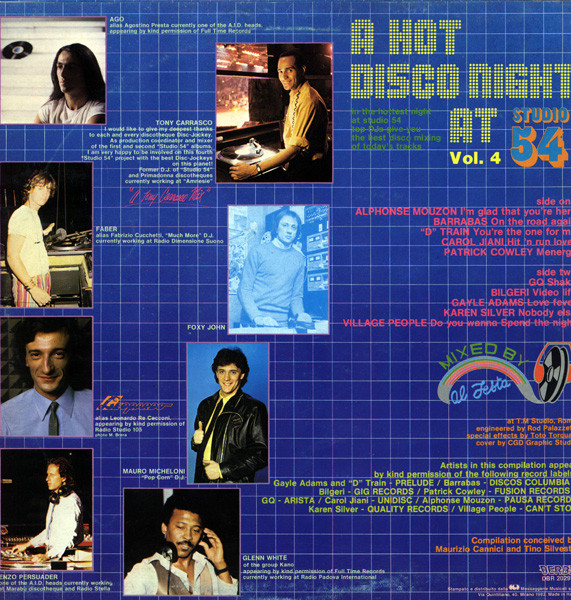 Various - A Hot Disco Night At Studio 54 - Vol.4 | Derby (DBR 20297) - 2
