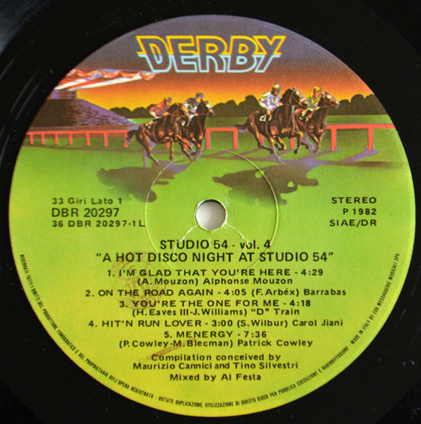 Various - A Hot Disco Night At Studio 54 - Vol.4 | Derby (DBR 20297) - 4