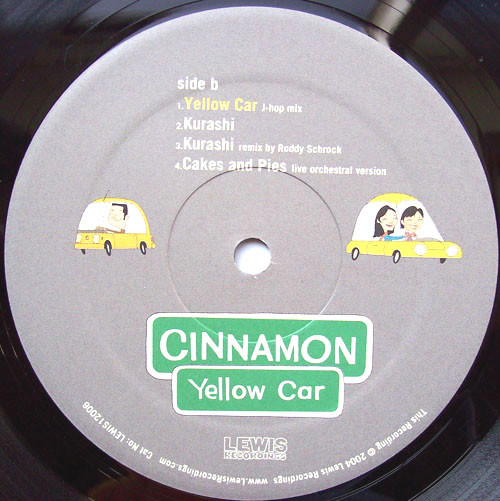 Cinnamon - Yellow Car | Lewis Recordings (LEWIS12006) - 4 Cinnamon - Yellow Car | Lewis Recordings (LEWIS12006) - 4