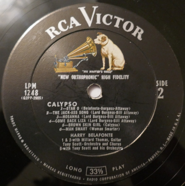 Harry Belafonte - Calypso | RCA Victor (LPM-1248) - 4 Harry Belafonte - Calypso | RCA Victor (LPM-1248) - 4