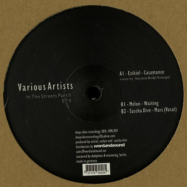 Various - In The Streets Part II EP II | Deep Vibes Recordings (DVR 029) - 2 Various - In The Streets Part II EP II | Deep Vibes Recordings (DVR 029) - 2