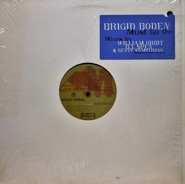 Brigid Boden - Must Go On | A&M Records (31458 2053 1) - main