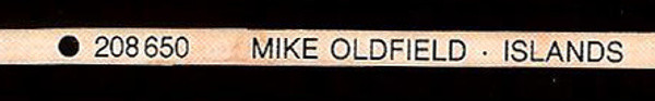 Mike Oldfield - Islands | Virgin (208 650-630) - 7