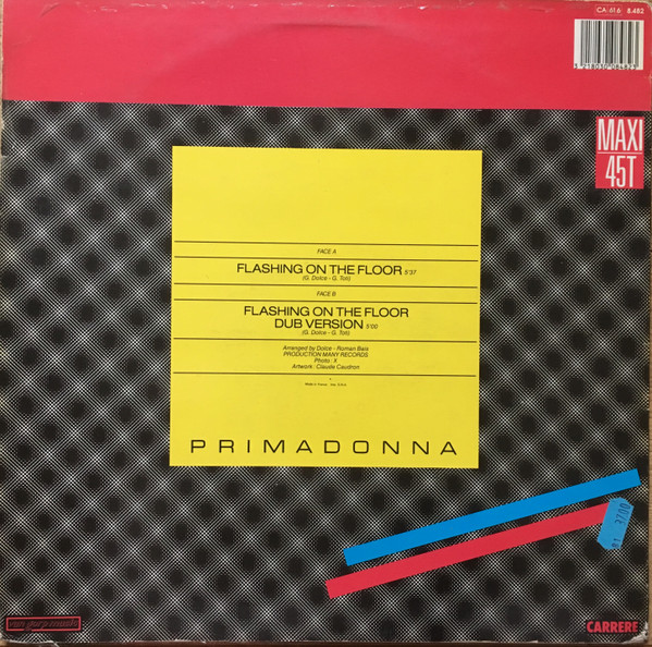 Primadonna - Flashing On The Floor | Carrere (8482) - 2