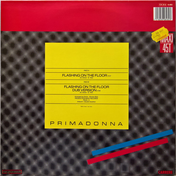 Primadonna - Flashing On The Floor | Carrere (8482) - 6