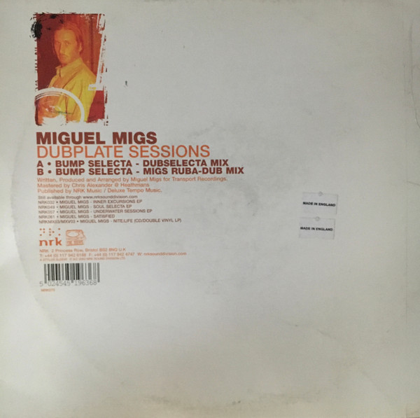 Miguel Migs - Dubplate Sessions | NRK Sound Division (NRK070) - 2