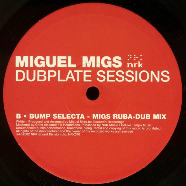 Miguel Migs - Dubplate Sessions | NRK Sound Division (NRK070) - 8