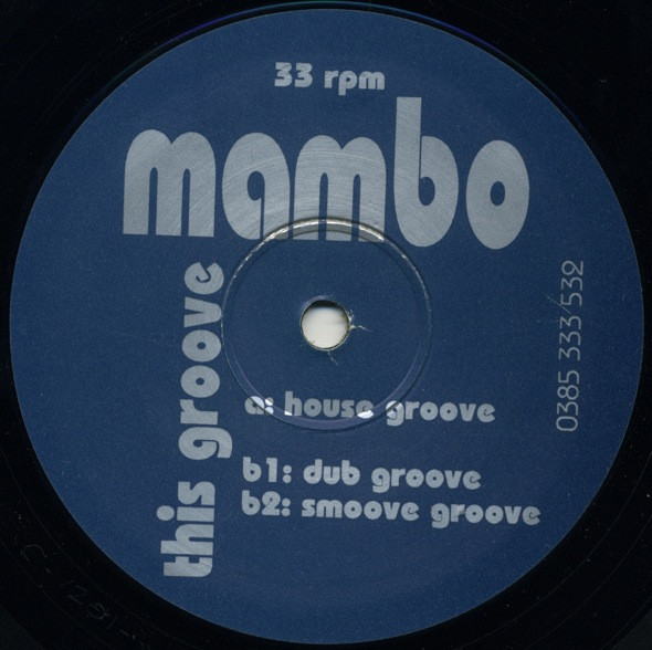 Mambo - This Groove | NU Recordings (nurec 1201) - main Mambo - This Groove | NU Recordings (nurec 1201) - main