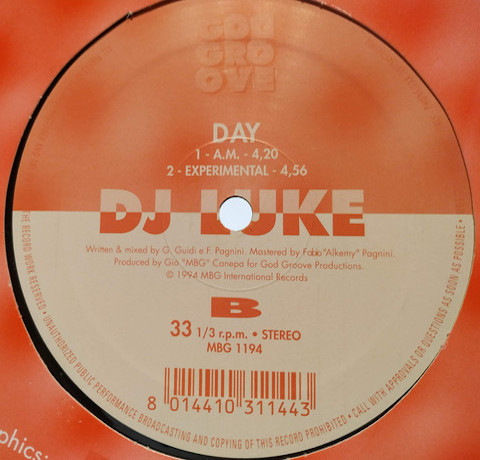 DJ Luke - Special | God Groove (MBG 1194) - 2