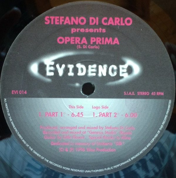 Stefano Di Carlo - Opera Prima | Evidence (EVI 014)