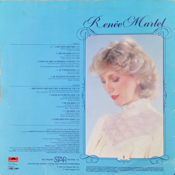 Renée Martel - C'est Mon Histoire | Polydor (2424 246) - 2 Renée Martel - C'est Mon Histoire | Polydor (2424 246) - 2
