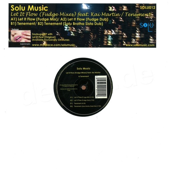 Solu Music - Let It Flow (Fudge Mixes) / Tenement | Solu Music (SOLU012)
