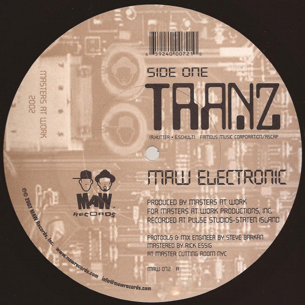 MAW Electronic - Tranz | MAW Records (MAW 072) - main MAW Electronic - Tranz | MAW Records (MAW 072) - main