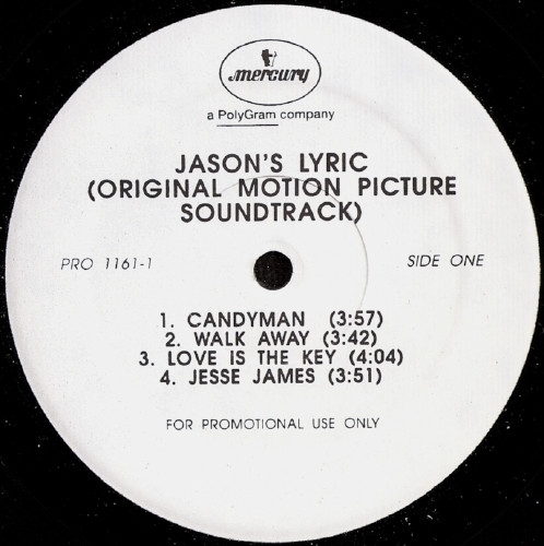 Various - Jason's Lyric (Original Motion Picture Soundtrack) | Mercury (PRO 1161-1) - main