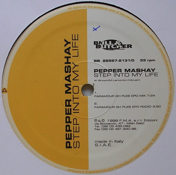 Pepper Mashay - Step Into My Life | Bull & Butcher Recordings (BB 22567-2131/0) - 3 Pepper Mashay - Step Into My Life | Bull & Butcher Recordings (BB 22567-2131/0) - 3