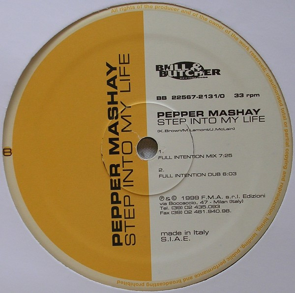 Pepper Mashay - Step Into My Life | Bull & Butcher Recordings (BB 22567-2131/0) - 4 Pepper Mashay - Step Into My Life | Bull & Butcher Recordings (BB 22567-2131/0) - 4