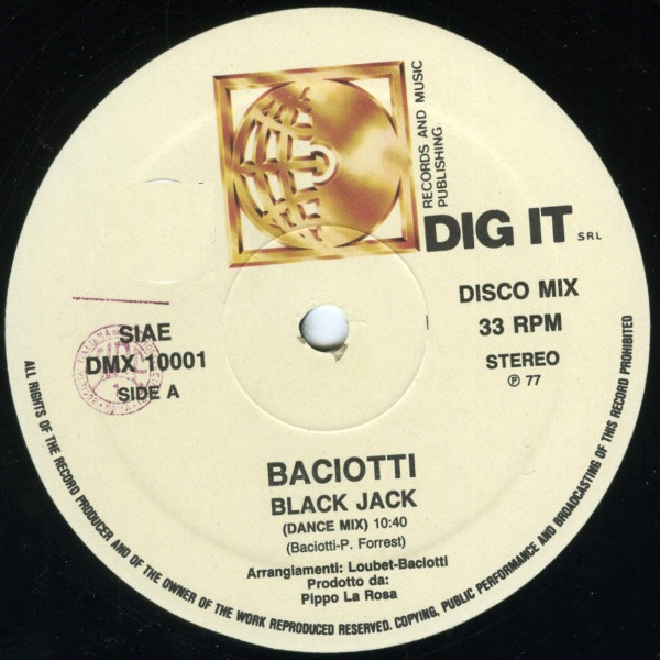 Baciotti - Black Jack | Dig It (DMX 10001) - 2