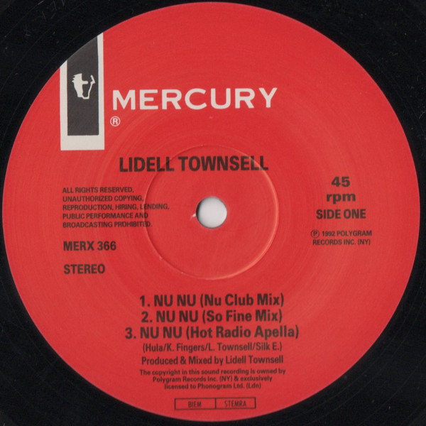 Lidell Townsell - Nu Nu | Mercury (MERX 366) - 3 Lidell Townsell - Nu Nu | Mercury (MERX 366) - 3