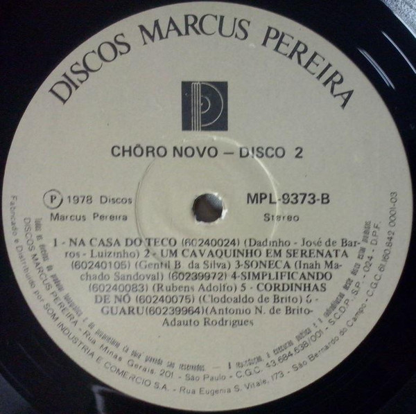 Chôro Novo - Disco 2