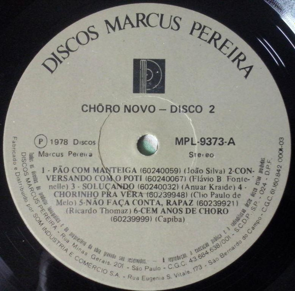 Chôro Novo - Disco 2