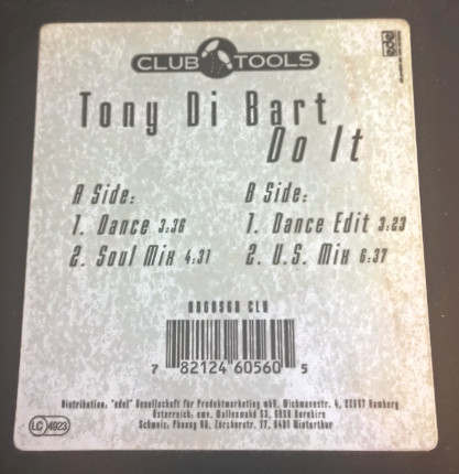 Tony Di Bart - Do It | Club Tools (006056-0 CLU)