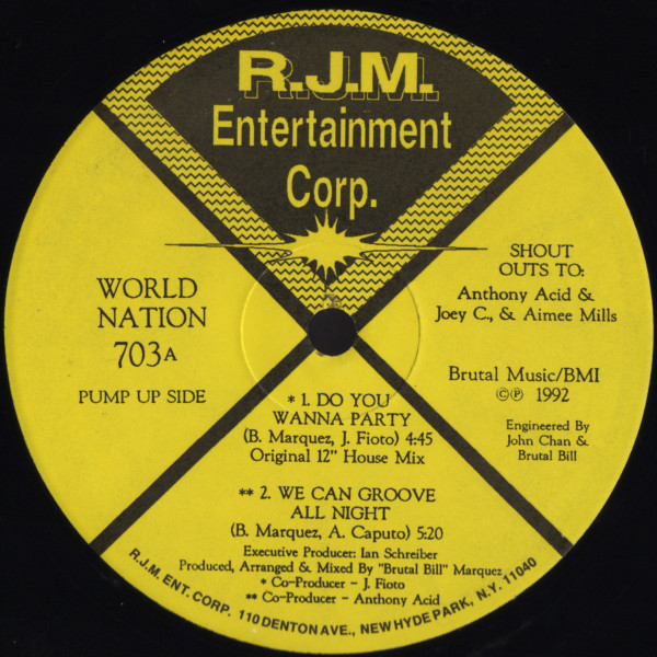 World Nation - Do You Wanna Party | R.J.M. Entertainment Corp. (RJM 703)