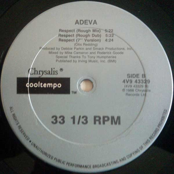Adeva - Respect | Chrysalis (4V9 43329) - 2