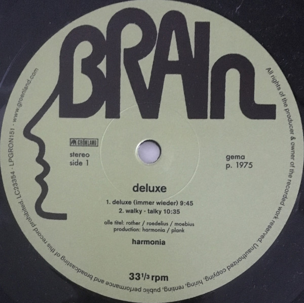 Harmonia - Deluxe | Brain (LPGRON151) - 3 Harmonia - Deluxe | Brain (LPGRON151) - 3
