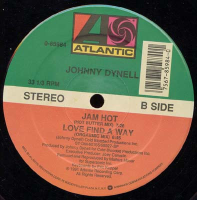 Johnny Dynell - Jam Hot / Love Find A Way | Atlantic (0-85984) - 2 Johnny Dynell - Jam Hot / Love Find A Way | Atlantic (0-85984) - 2