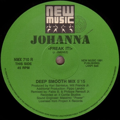 Johanna - Freak It | New Music International (NMX 710 R) - main Johanna - Freak It | New Music International (NMX 710 R) - main