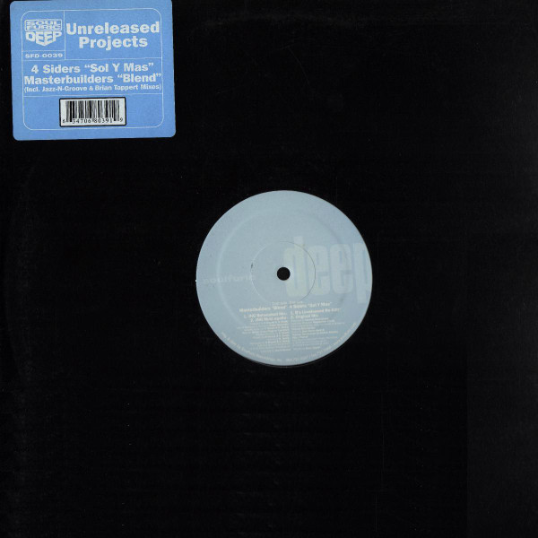 Masterbuilders / 4 Siders - Unreleased Projects | Soulfuric Deep (SFD-0039)