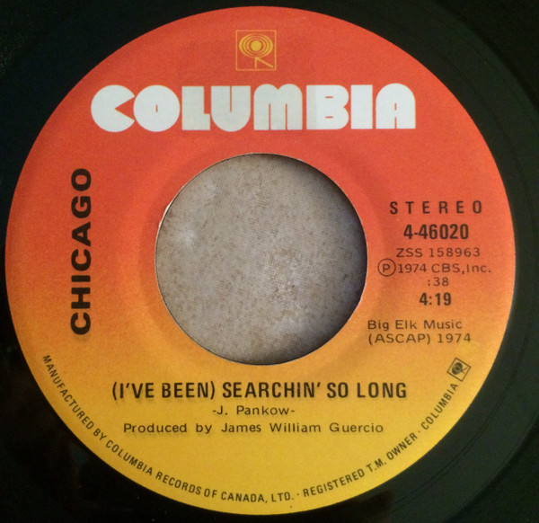 Chicago - (I've Been) Searchin' So Long | Columbia (4-46020) - main