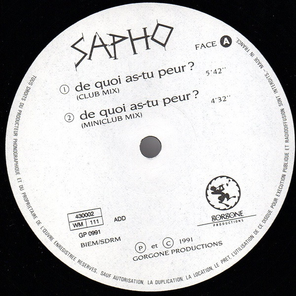 De Quoi As Tu Peur ?