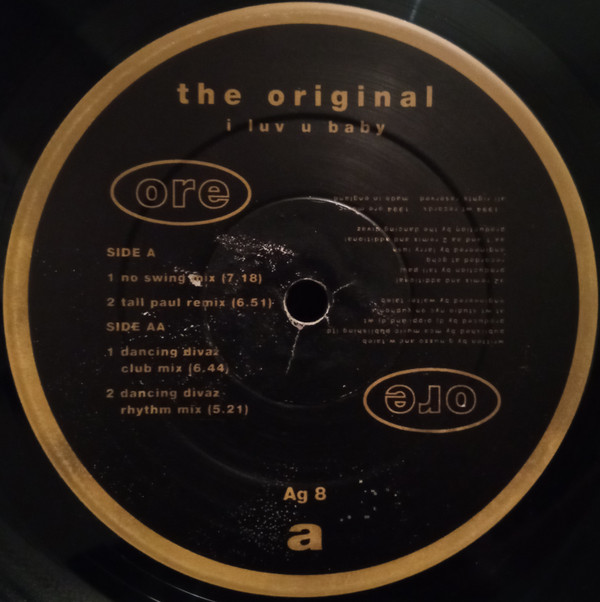 The Original - I Luv U Baby | Ore Music (Ag 8) - 3 The Original - I Luv U Baby | Ore Music (Ag 8) - 3