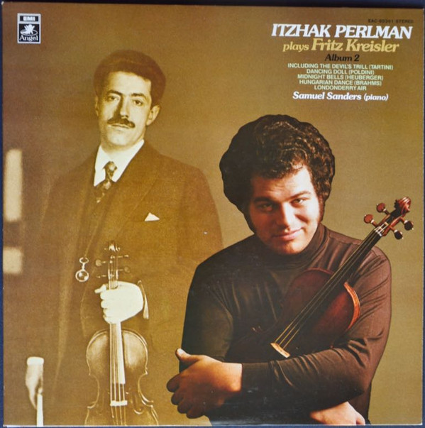 Itzhak Perlman - Plays Fritz Kreisler, Album 2 | Angel Records (EAC-80361)